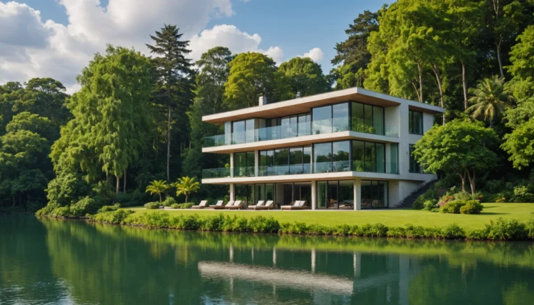 maison en bord de lac à vendre
