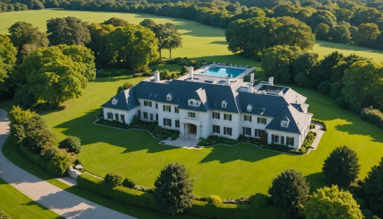 maison avec grand terrain