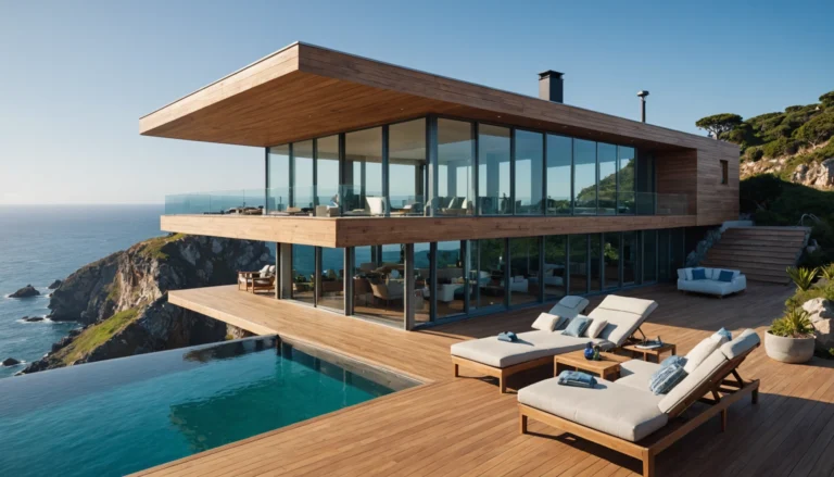 maison avec vue sur mer