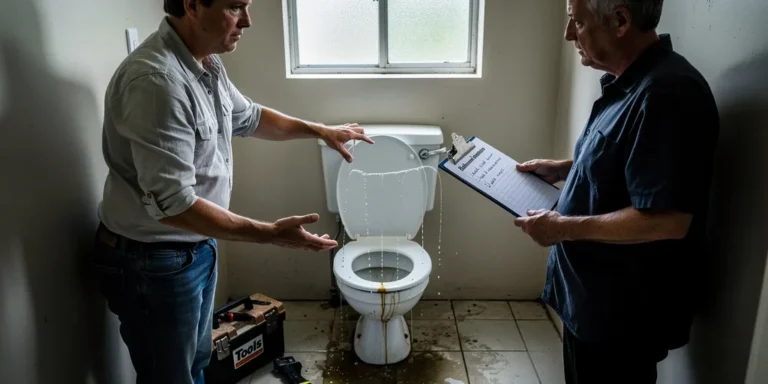fuite chasse d'eau locataire ou propriétaire