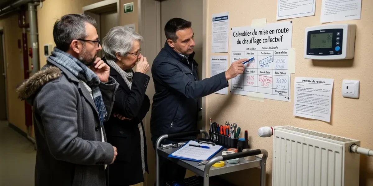 demarrage chauffage collectif