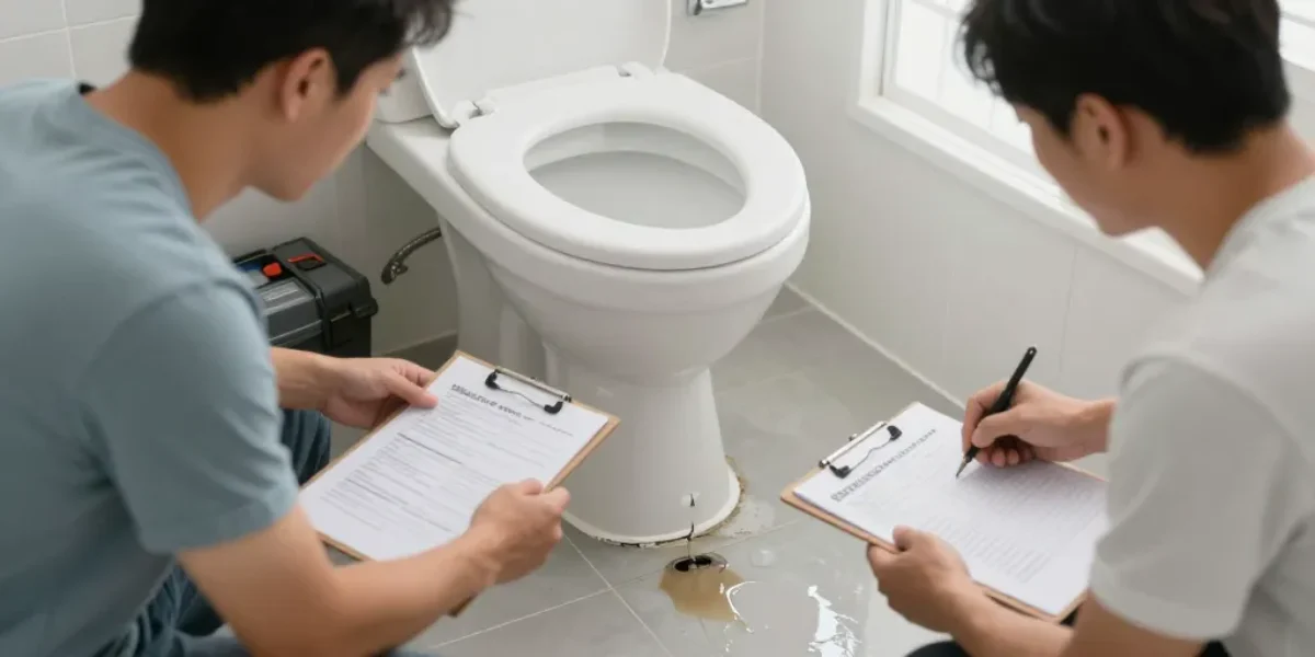 fuite chasse d'eau locataire ou propriétaire