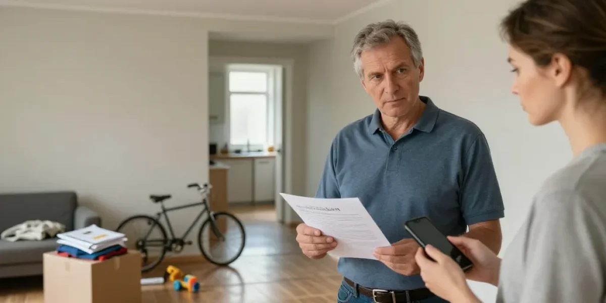 locataire parti en laissant ses affaires