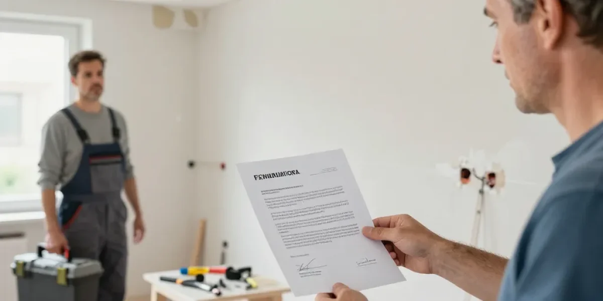 mise en demeure pour travaux mal fait